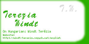 terezia windt business card